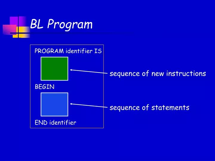 bl program