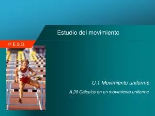 estudio del movimiento