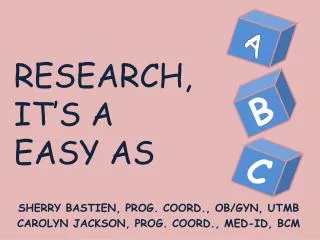 RESEARCH, IT’S A EASY AS