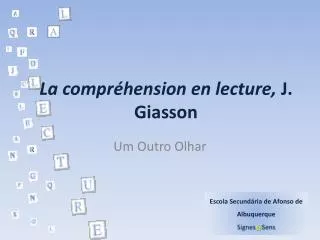 la compr hension en lecture j giasson