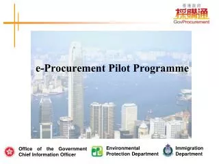 e-Procurement Pilot Programme
