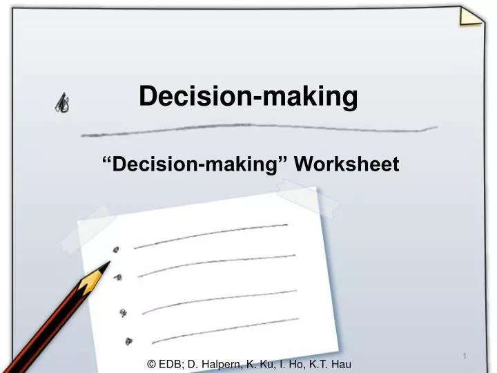 decision making