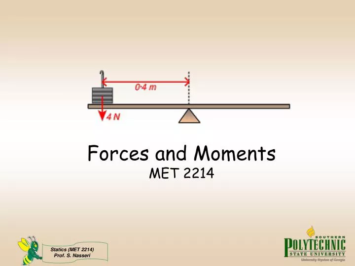 forces and moments met 2214