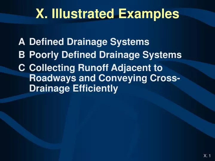 x illustrated examples