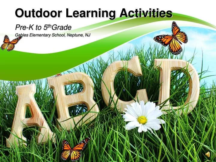 outdoor learning activities