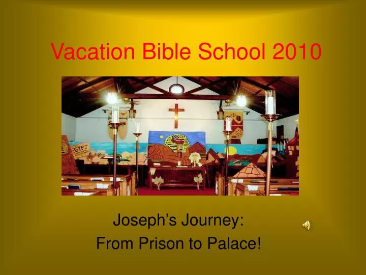 vacation bible school 2010