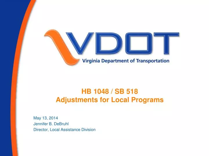 hb 1048 sb 518 adjustments for local programs