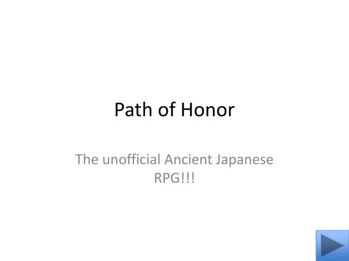 path of honor