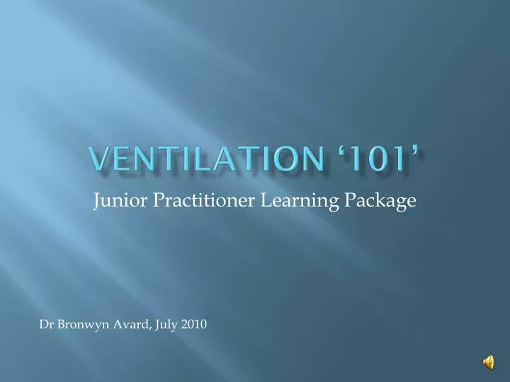 ventilation 101