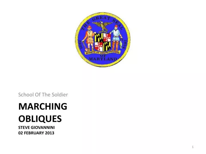 marching obliques steve giovannini 02 february 2013