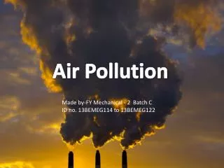 Air Pollution