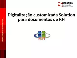 digitaliza o customizada solution para documentos de rh