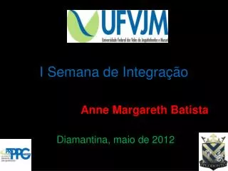 i semana de integra o