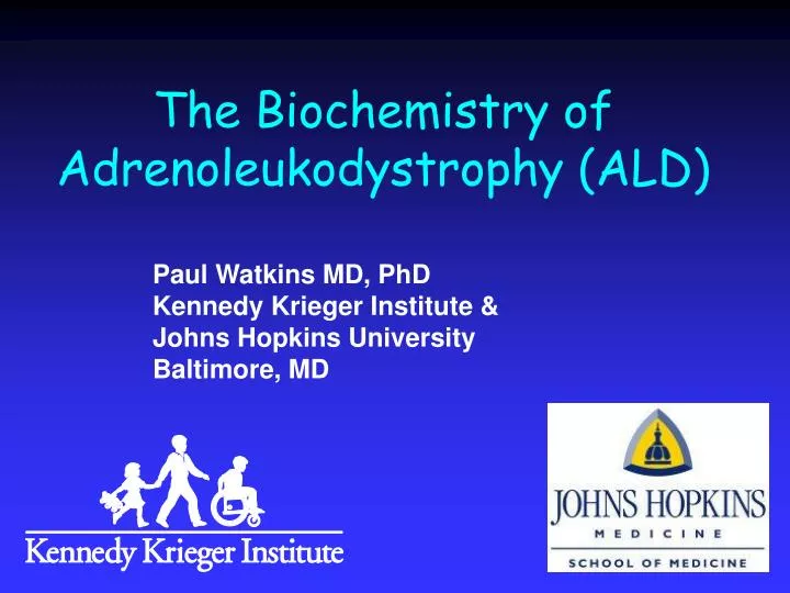 the biochemistry of adrenoleukodystrophy ald