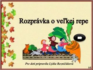 rozpr vka o ve kej repe
