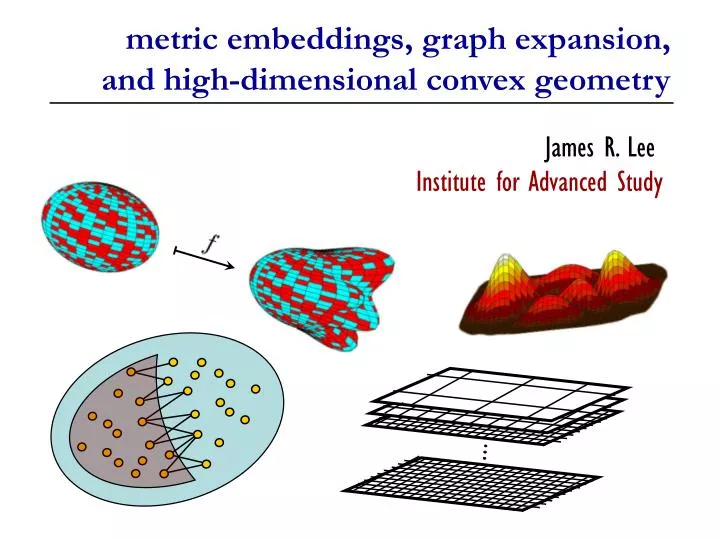 metric embeddings graph expansion and high dimensional convex geometry