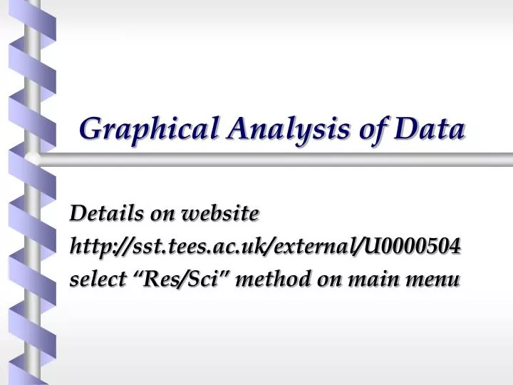 graphical analysis of data