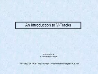An Introduction to V-Tracks