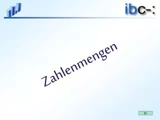 zahlenmengen