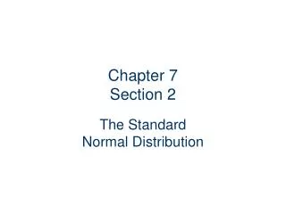 Chapter 7 Section 2