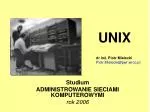 UNIX - slide 1
