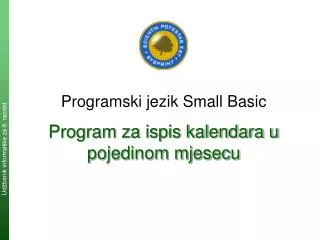 programski jezik small basic