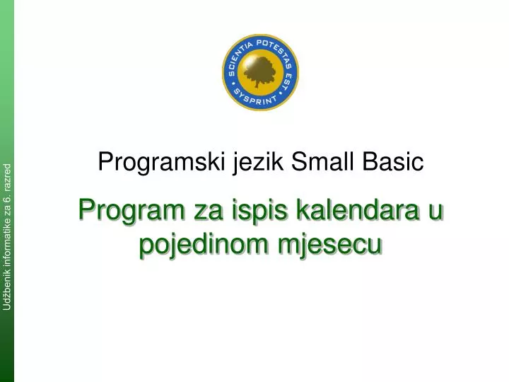 programski jezik small basic