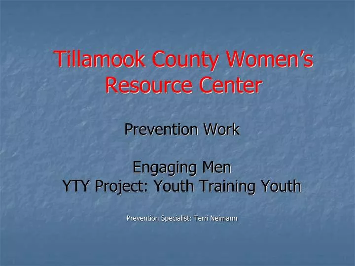 tillamook county women s resource center