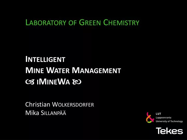 laboratory of green chemistry