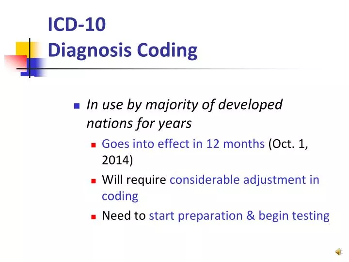 icd 10 diagnosis coding