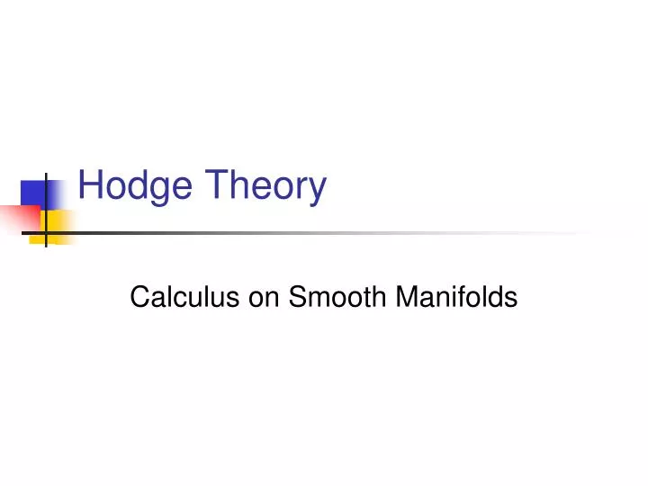 hodge theory