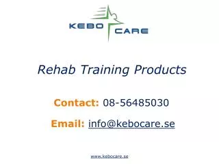 Rehab Training Products