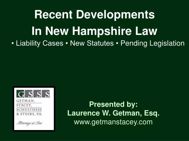 recent developments in new hampshire law