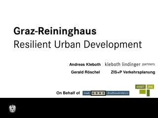 Graz-Reininghaus Resilient Urban Development