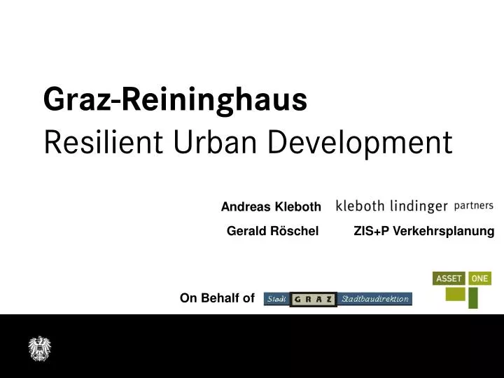 graz reininghaus resilient urban development