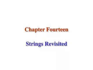 Chapter Fourteen