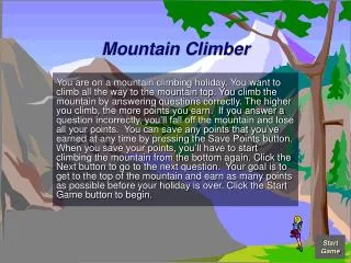 Mountain Climber