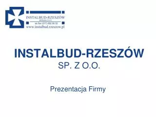 instalbud rzesz w sp z o o