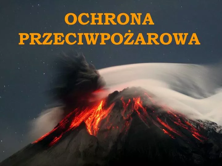 ochrona przeciwpo arowa