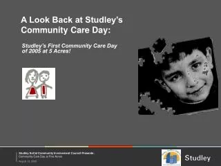 a look back at studley s community care day