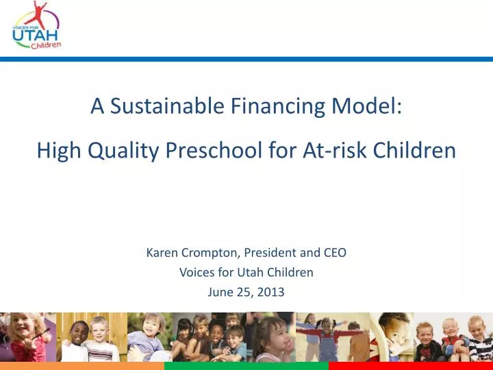 a sustainable financing model high quality preschool for at risk children