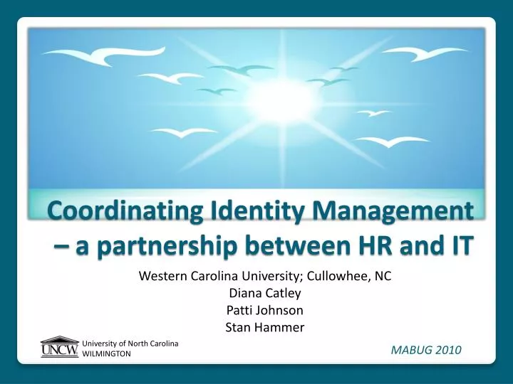 coordinating identity management a partnership between hr and it