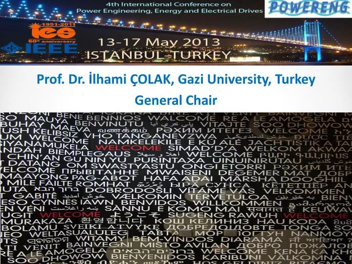 prof dr lhami olak gazi university turkey general chair