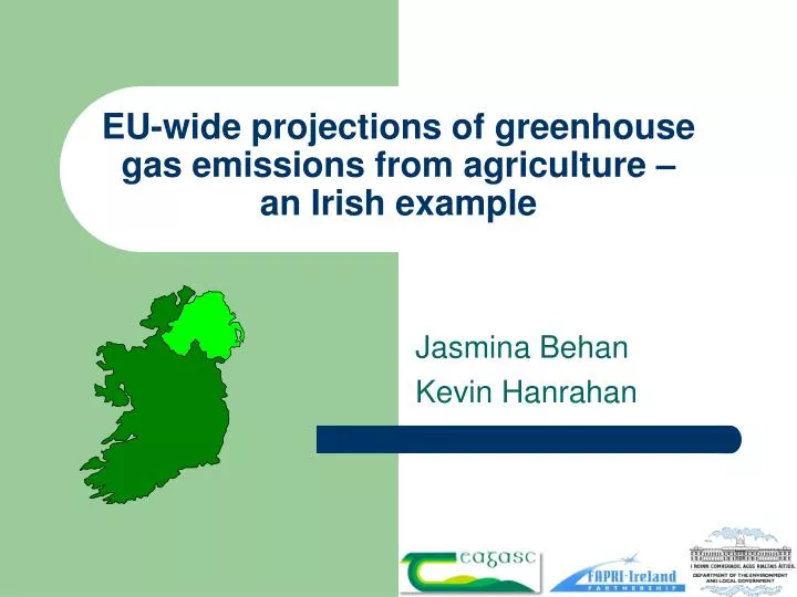 eu wide projections of greenhouse gas emissions from agriculture an irish example