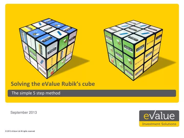 solving the evalue rubik s cube