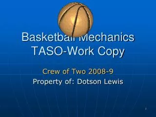 Basketball Mechanics TASO-Work Copy