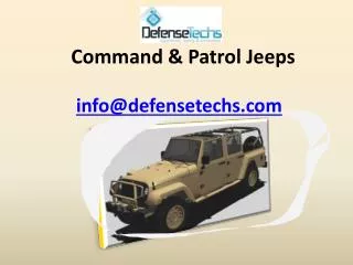 Command &amp; Patrol Jeeps