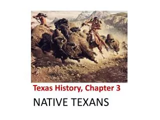 Texas History, Chapter 3