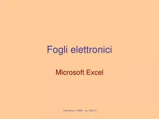 microsoft excel