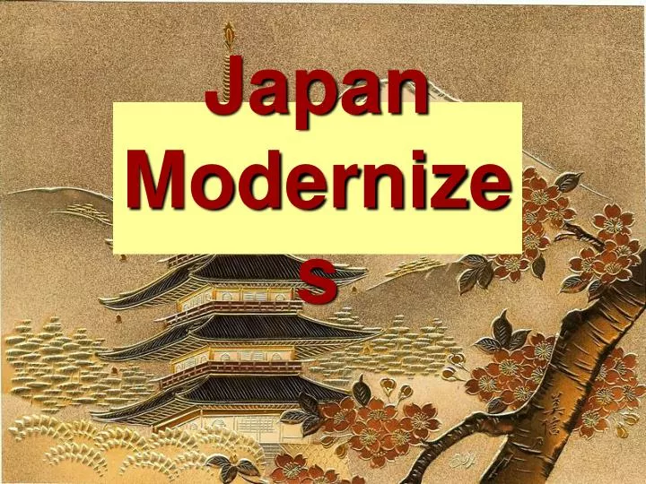 japan modernizes